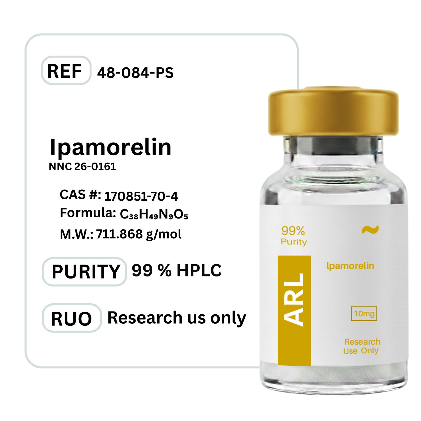 Ipamorelin - Premium Research Peptide
