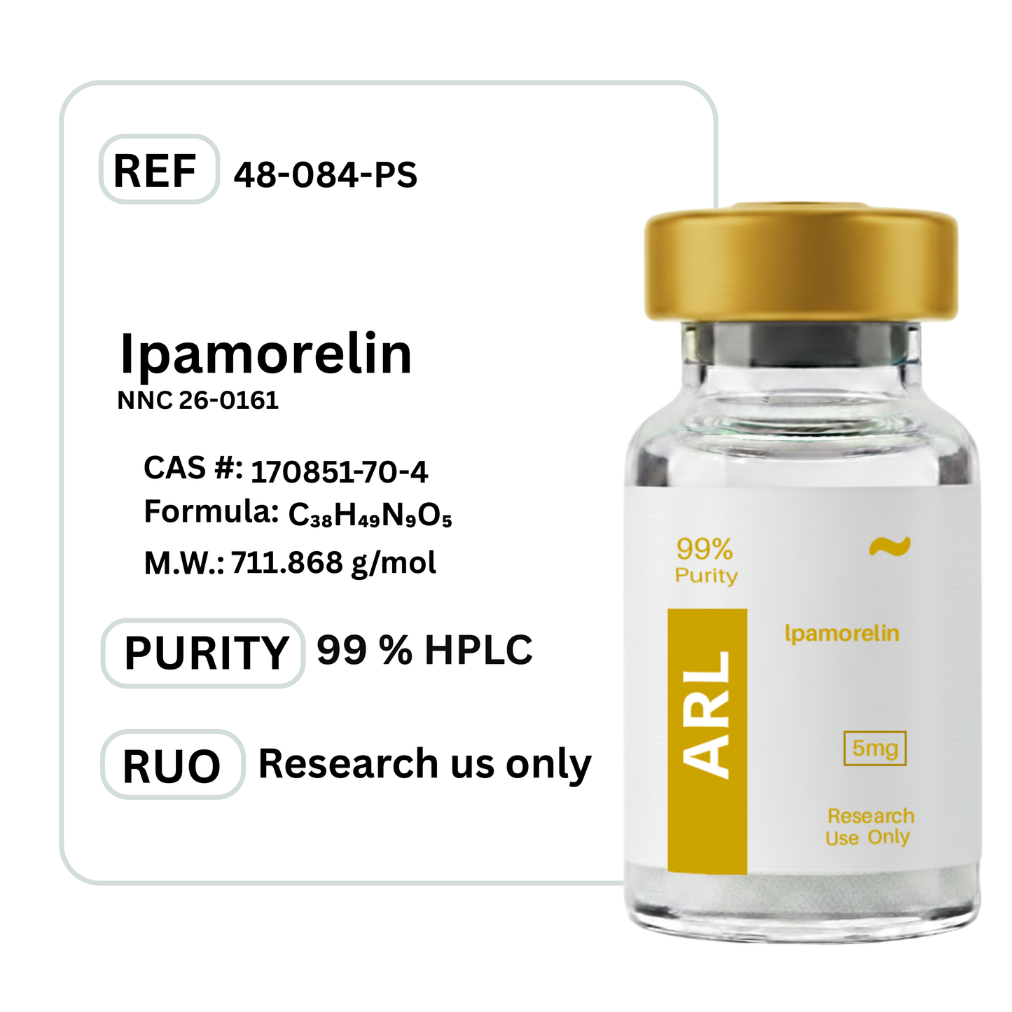 Ipamorelin - Premium Research Peptide